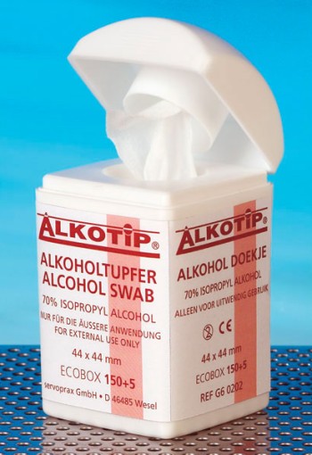 Alkotip Alcoholdoekjes dispenser (155 Stuks)