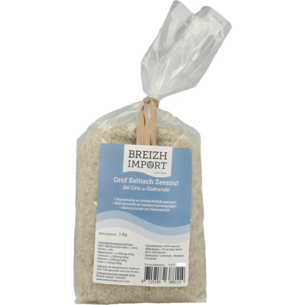 Breizh Import Grof keltisch zeezout (1 Kilogram)