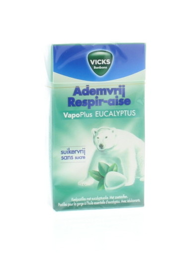 Vicks Ademvrij eucalyptus suikervrij (40 Gram)