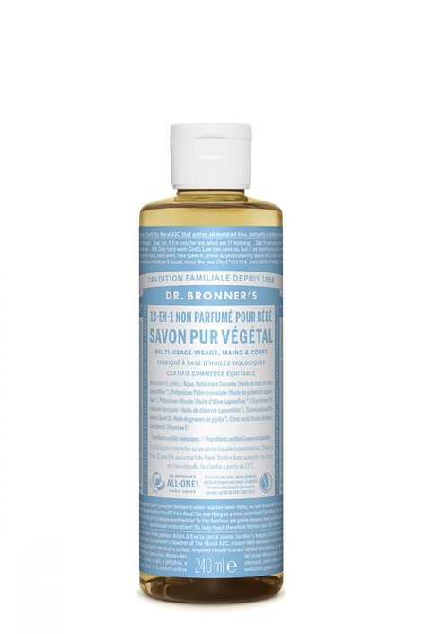 Dr Bronners Liquid soap baby mild (240 Milliliter)