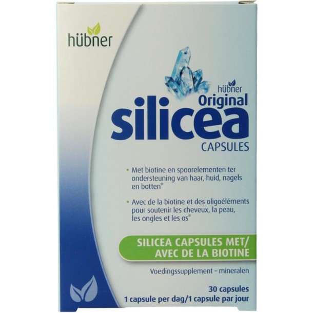 Hubner Original silicea capsules met biotine (30 Capsules)