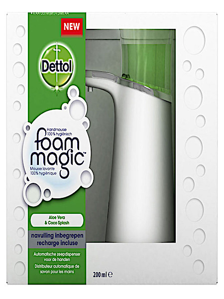 Dettol Ma­gic foam kit aloe vera 200 ml