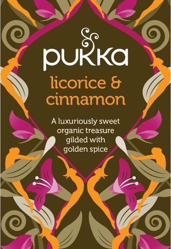Pukka Licorice & cinnamon thee bio (20 Zakjes)