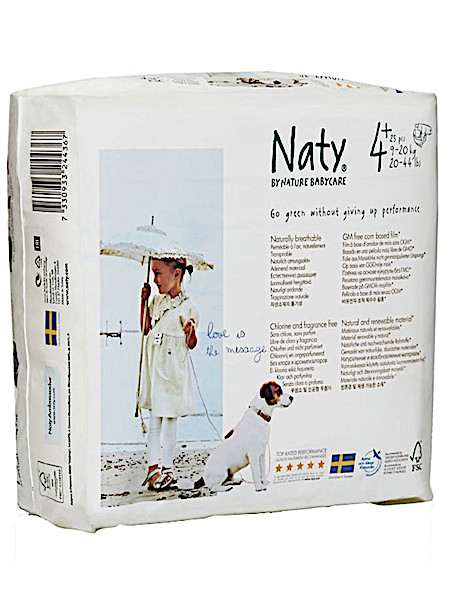 Naty Na­tu­re Ba­by­ca­re Lui­ers maxi plus 4+ /24 stuks