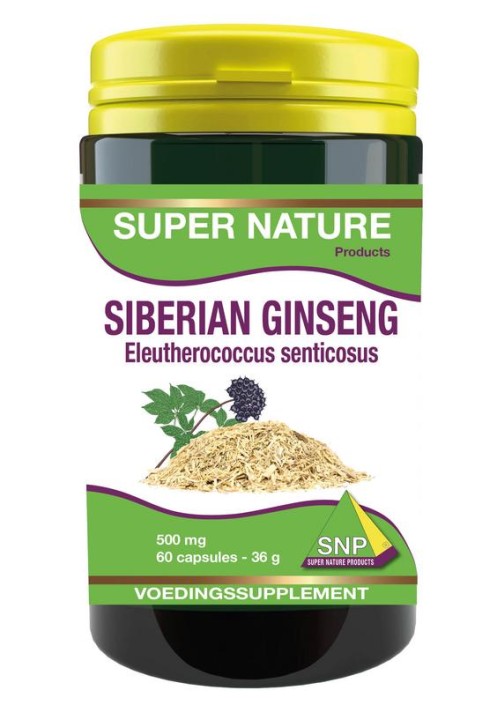 SNP Siberian ginseng 500 mg (60 Capsules)