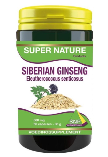 SNP Siberian ginseng 500 mg (60 Capsules)