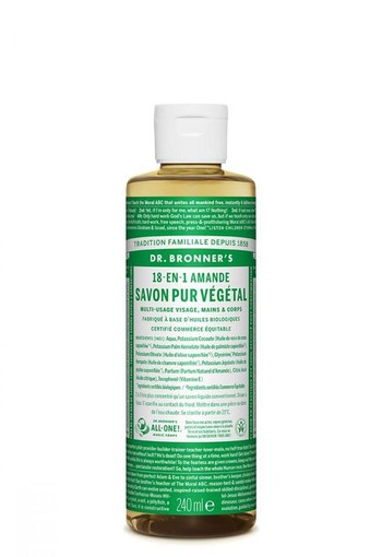 Dr Bronners Liquid soap amandel (240 Milliliter)