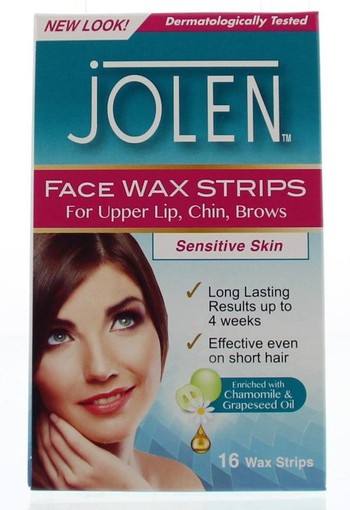 Jolen Gezichtsontharing strips (16 Stuks)