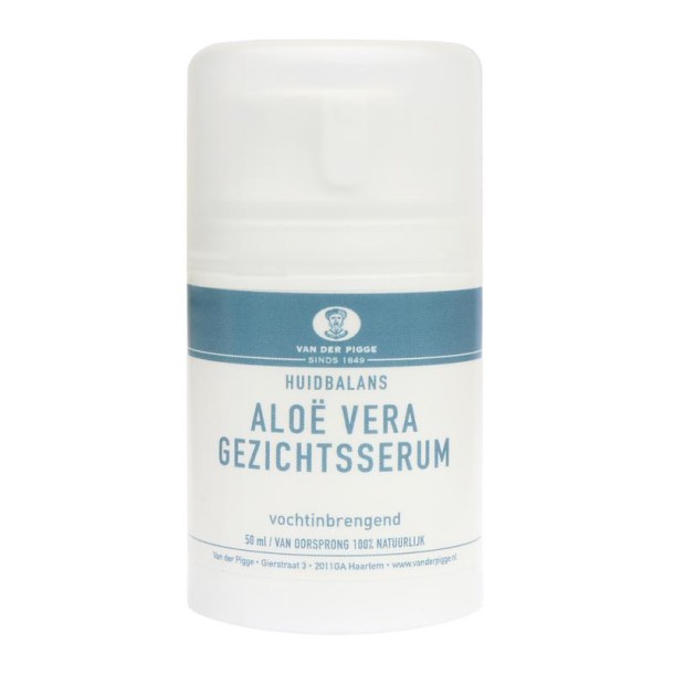 Van der Pigge Huidbalans gezichtsserum aloe vera (50 Milliliter)