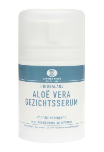 Van der Pigge Huidbalans gezichtsserum aloe vera (50 Milliliter)