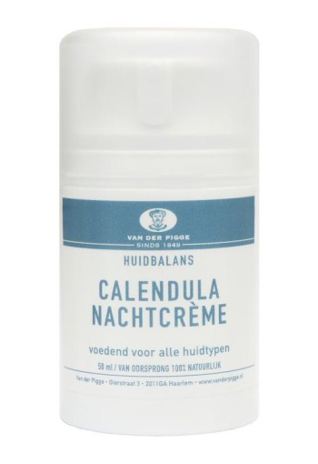 Van der Pigge Huidbalans nachtcreme calendula (50 Milliliter)