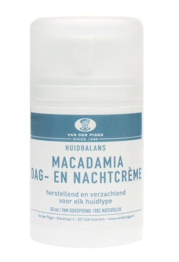 Pigge Huidbalans dag en nachtcreme macadamia (50 Milliliter)