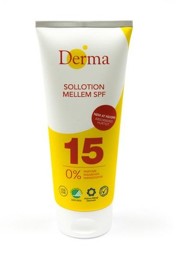 Derma Sun lotion SPF15 (200 Milliliter)