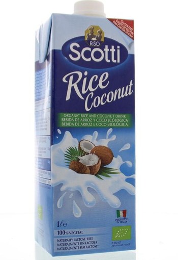 Riso Scotti Rice drink coconut bio (1 Liter)