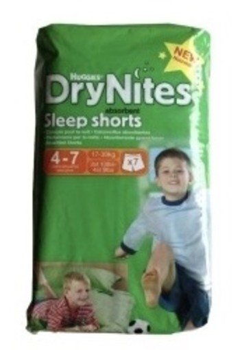 Huggies Sleepshorts 4-7 Jaar 7st