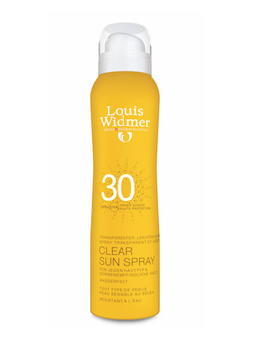Louis Widmer Clear Sun Spray Zonder parfum Zonnespray 125 ml