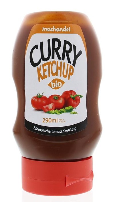 Machandel Curry ketchup fles bio (290 Gram)