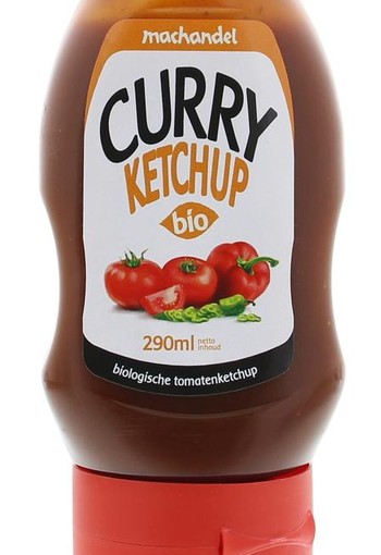 Machandel Curry ketchup fles bio (290 Gram)