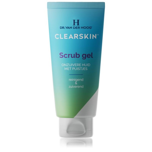 Dr vd Hoog Clearskin scrub gel tube (100 Milliliter)