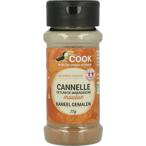 Cook Kaneel Ceylon gemalen bio (35 Gram)