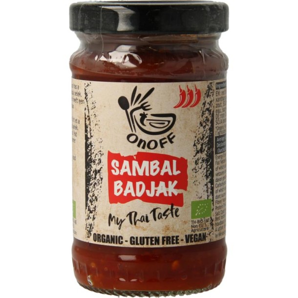 Onoff Sambal badjak bio (110 Gram)