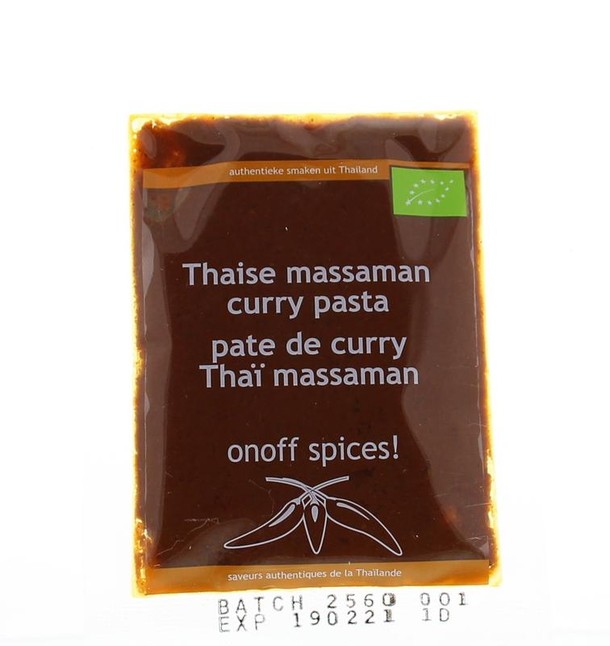 Onoff Thaise massaman currypasta bio (50 Gram)