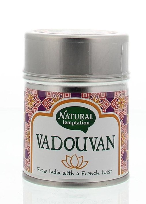 Nat Temptation Vaduovan blikje natural spices bio (50 Gram)