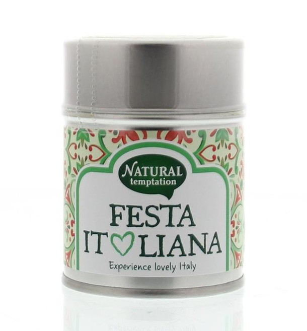 Nat Temptation Fiesta Italiana kruidenmix bio (30 Gram)