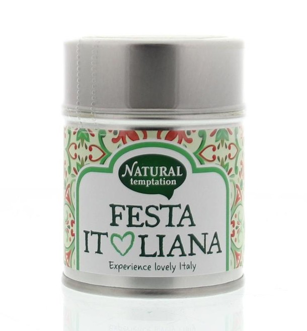 Nat Temptation Fiesta Italiana kruidenmix bio (30 Gram)