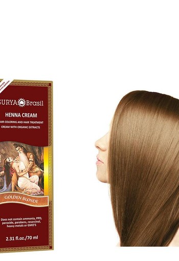 Surya Brasil Henna haarverf creme goud blond (70 Milliliter)