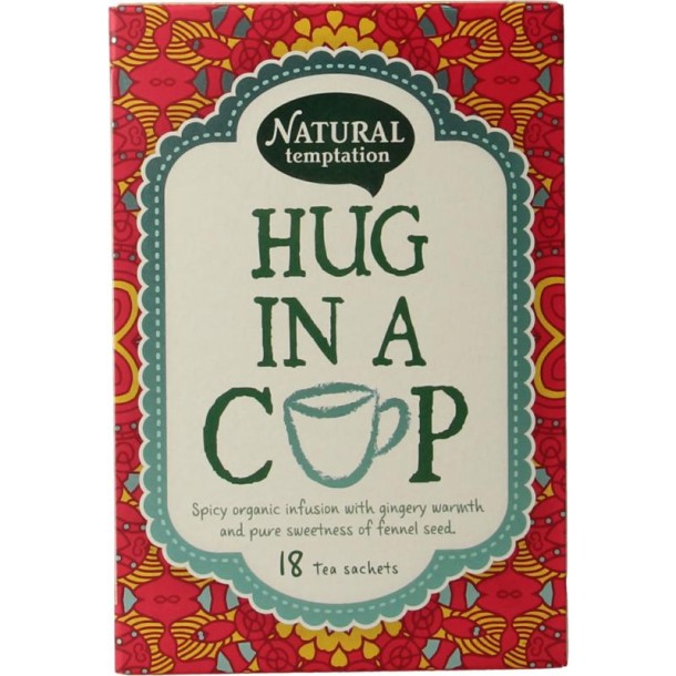 Nat Temptation Hug in a cup bio (18 Zakjes)