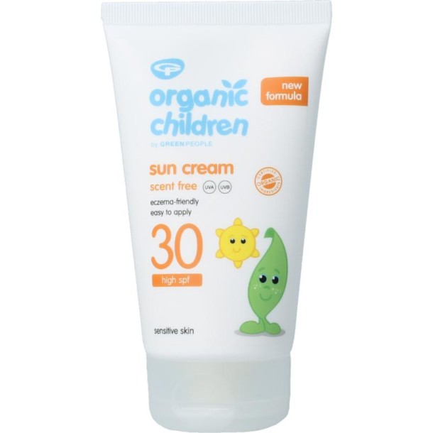 Green People Zonnebrand kind parfumvrij SPF30 (150 Milliliter)