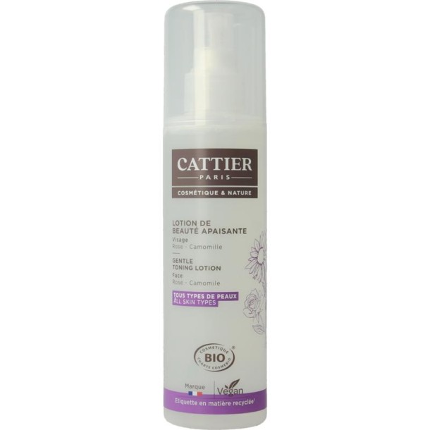 Cattier Kalmerende lotion rose chamomile (200 Milliliter)