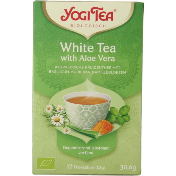 Yogi Tea White tea with aloe vera bio (17 Zakjes)