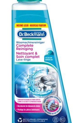 Beckmann Wasmachine reiniger complete reiniging (250 Milliliter)