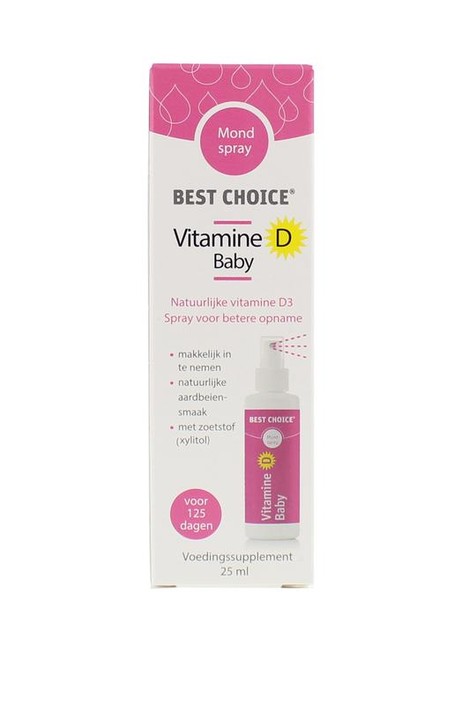 TS Choice Vitaminespray vitamine D baby (25 Milliliter)