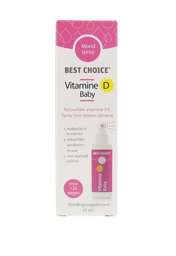 TS Choice Vitaminespray vitamine D baby (25 Milliliter)