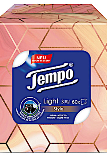 Tem­po Light tis­sues 60 stuks