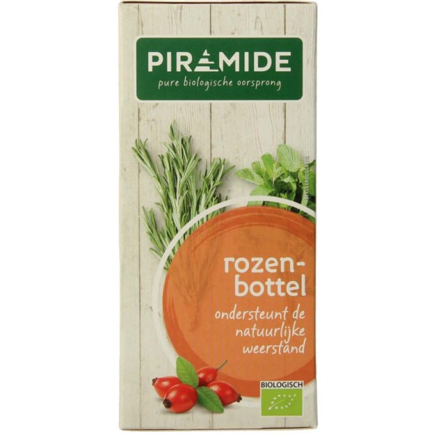 Piramide Rozenbottel thee eko bio (20 Zakjes)