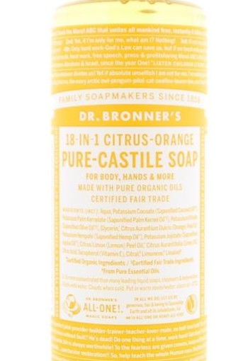 Dr Bronners Liquid soap citrus (240 Milliliter)