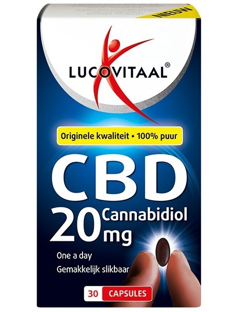 Lucovitaal Cannabidiol CBD 20 mg (30 capsules)