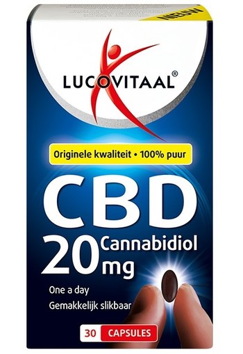 Lucovitaal Cannabidiol CBD 20 mg (30 capsules)