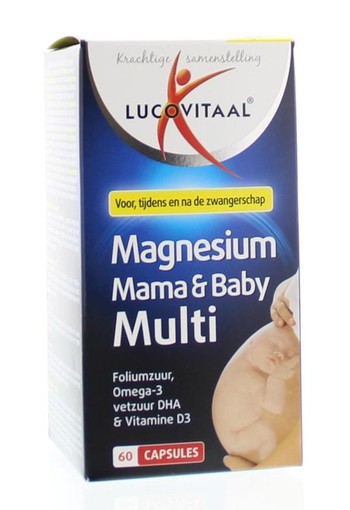 Lucovitaal Magnesium mama & baby multi (60 Capsules)