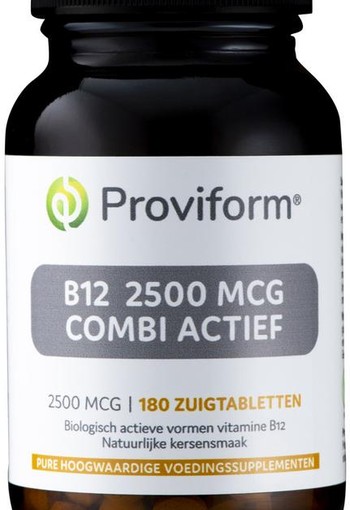 Proviform Vitamine B12 2500 mcg combi actief (180 Zuigtabletten)