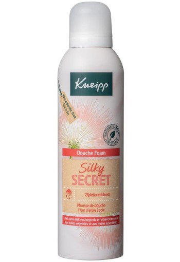 Kneipp Silky secret douche foam zijdeboombloem (200 Milliliter)