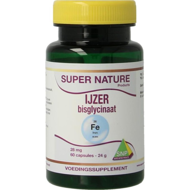 SNP IJzer bisglycinaat 28mg (60 Capsules)