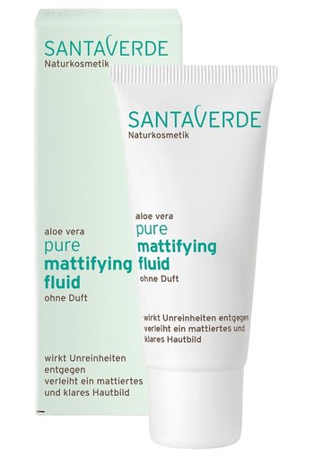 Santaverde Pure matterende creme zonder parfum (30 Milliliter)