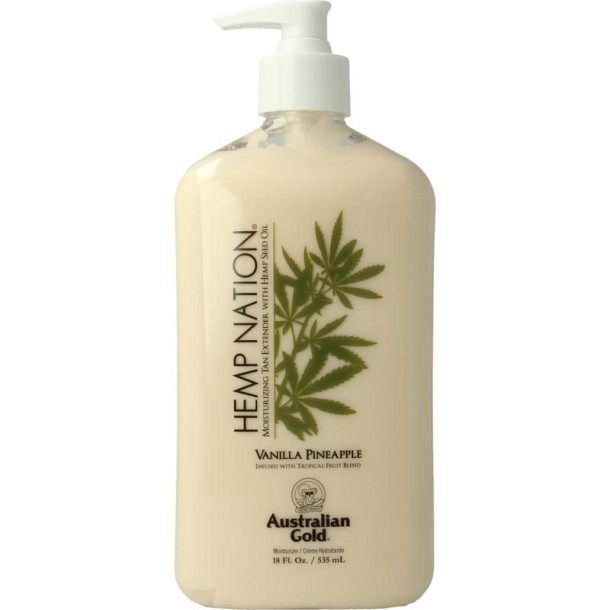 Australian Gold Hemp nation tan extender vanilla pineapple (535 Milliliter)