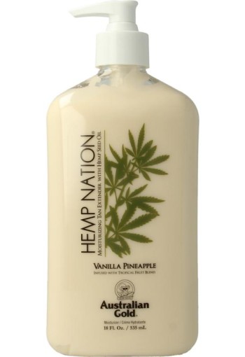 Australian Gold Hemp nation tan extender vanilla pineapple (535 Milliliter)