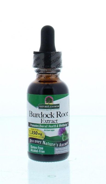 Natures Answer Burdock grote klit extract alcoholvrij (30 Milliliter)